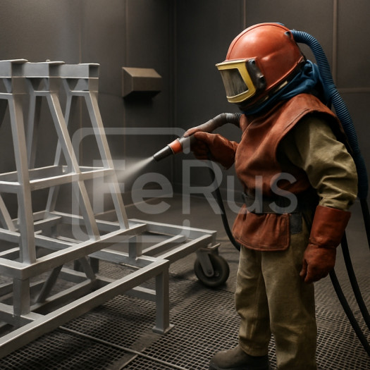 Дробеструйная обработка металла