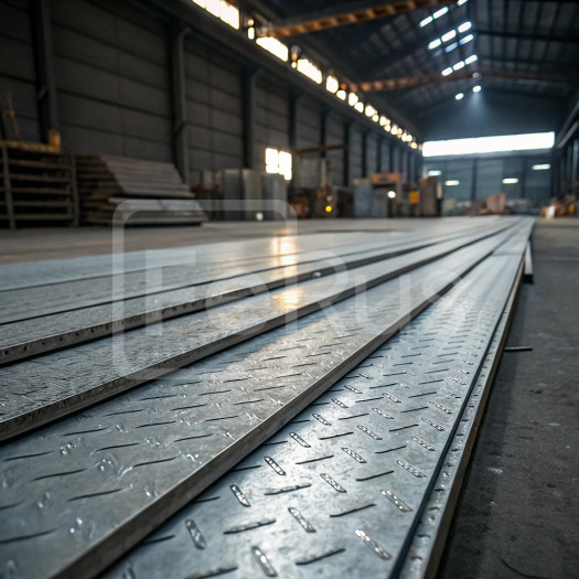 Лист алюминиевый рифленый даймонд 1,5х1000 мм Д1 ТУ 1-801-20-2008