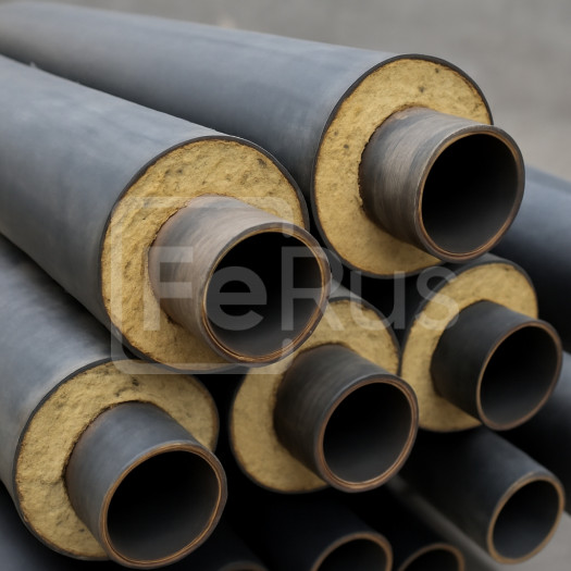Труба бесшовная в базальтовой изоляции 159х6 мм 15ГС ГОСТ 8732-78
