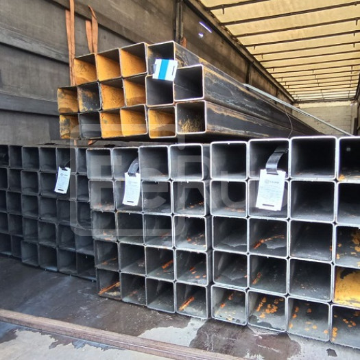 Труба профильная стальная 100х100х5 мм Ст3 ГОСТ 30245-2003 г/к