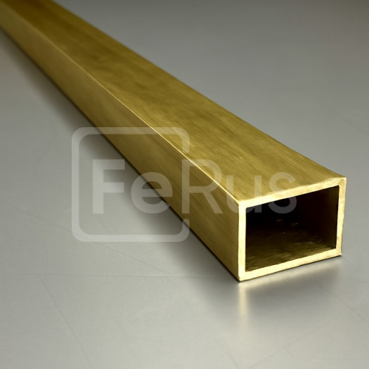 Труба латунная профильная 11х5,5х0,5 мм Л63 ГОСТ 20900-2014